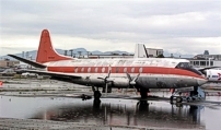 Photo of the British Columbia Aviation Museum Viscount CF-THG