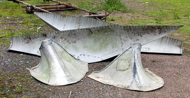 Some of the fairings brought back to Coventry.