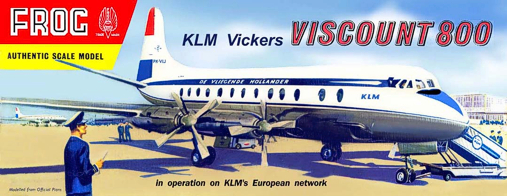 Christian Bryan restoration of the Frog KLM Viscount kit box