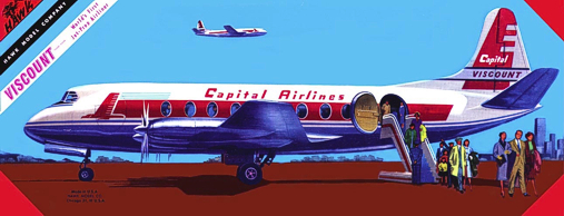 Christian Bryan restoration of the Hawk Capital Airlines Viscount kit box