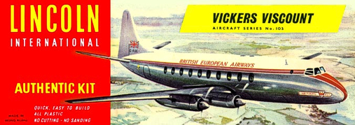 Christian Bryan restoration of the Lincoln BEA Viscount kit box