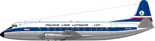 Nick Webb illustration of LOT Viscount SP-LVC