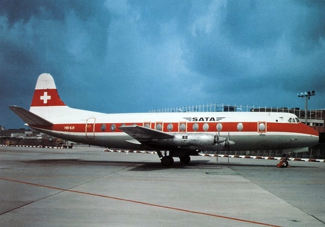 Photo of S.A. de Transport Aérien (SATA) Viscount HB-ILR