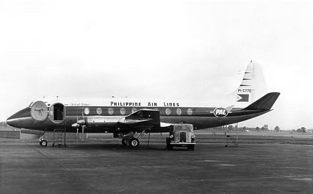 Photo of Philippine Air Lines (PAL) Viscount PI-C770