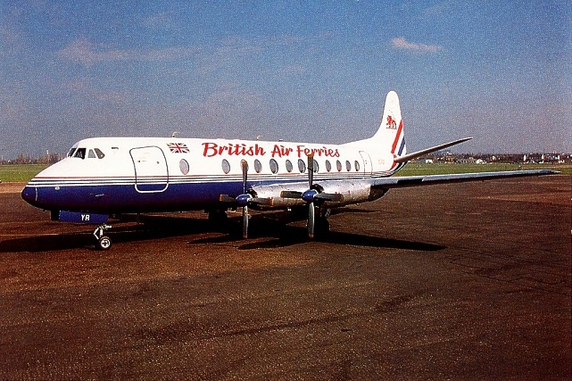 Photo of British Air Ferries (BAF) Viscount G-AOYR