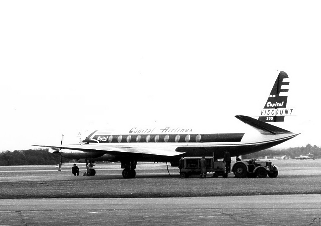 Photo of Capital Airlines (USA) Viscount N7411 c/n 109 February 1956
