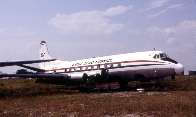 Photo of Zaire Aero Service Viscount 9Q-CKB