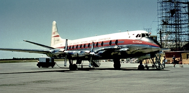 Photo of New Zealand’s first Viscount ZK-BRD c/n 281 City of Wellington