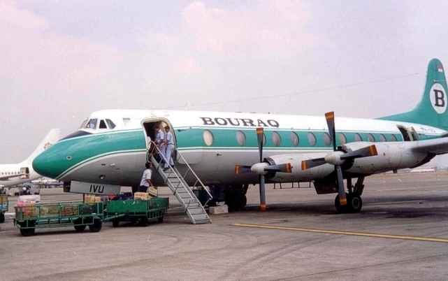 Photo of Bouraq Indonesia Airlines Viscount PK-IVU c/n 456 June 1994