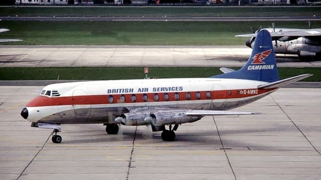 Photo of Cambrian Airways Viscount G-AMNZ c/n 20