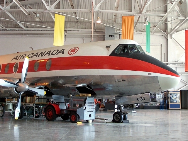 Western Canada Aviation Museum Viscount c/n 279 CF-THS taken in September 2004