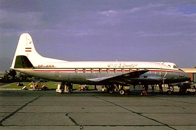 Photo of United Iranian Airlines Viscount EP-AHA c/n 297 April 1959