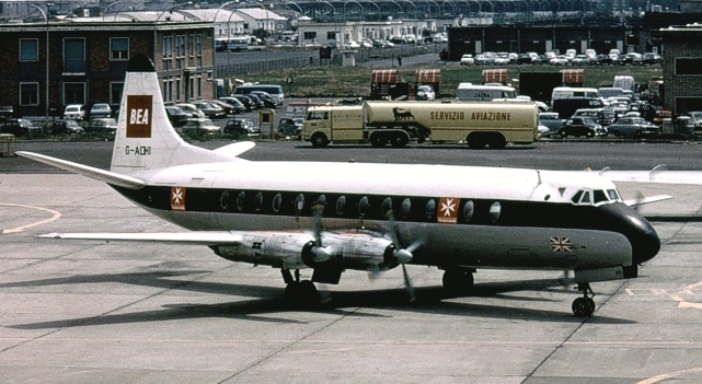 Photo of British European Airways Corporation (BEA) Viscount G-AOHI c/n 158