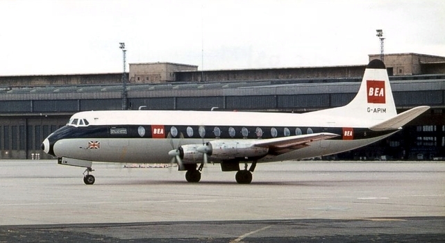Photo of British European Airways Corporation (BEA) Viscount G-APIM c/n 412 September 1968
