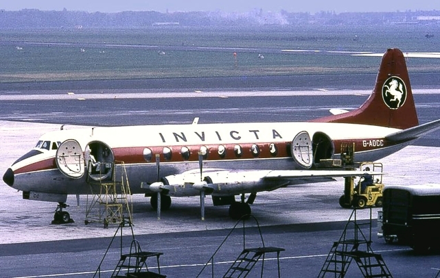 Photo of Invicta Airways Ltd Viscount G-AOCC c/n 93 December 1968