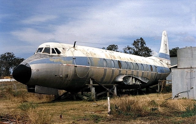 Photo of Toowoomba Aviation Museum Viscount VH-TVL c/n 197 July 1987