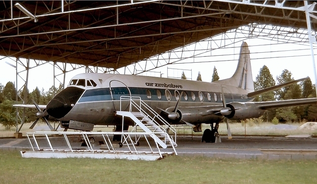 Photo of National Aviation Museum of Zimbabwe Viscount Z-YNA c/n 98 March 1990
