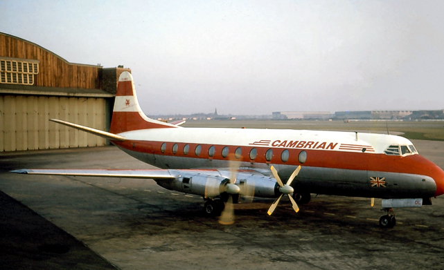 Photo of Cambrian Airways Viscount G-AMOL c/n 25