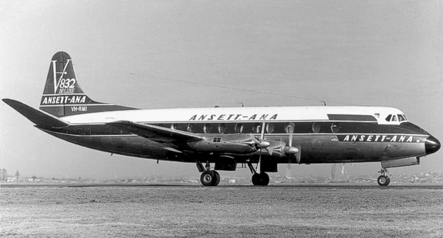 Photo of ANSETT-ANA Viscount VH-RMI