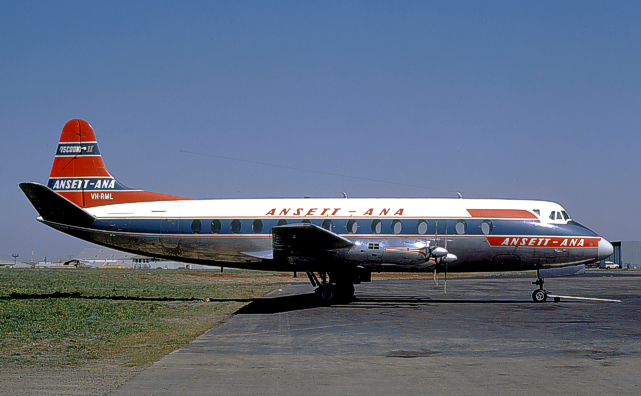 Photo of ANSETT-ANA Viscount VH-RML c/n 319