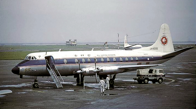 Photo of All Nippon Airways (ANA) Viscount JA8205 c/n 448 June 1965
