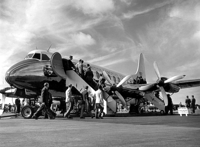 V.700 prototype Viscount c/n 3 G-AMAV at the Farnborough Air Show