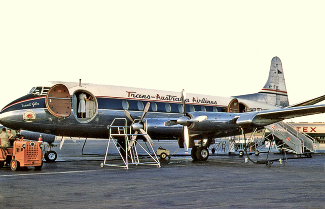 Photo of Trans-Australia Airlines (TAA) Viscount VH-TVF c/n 49 December 1955