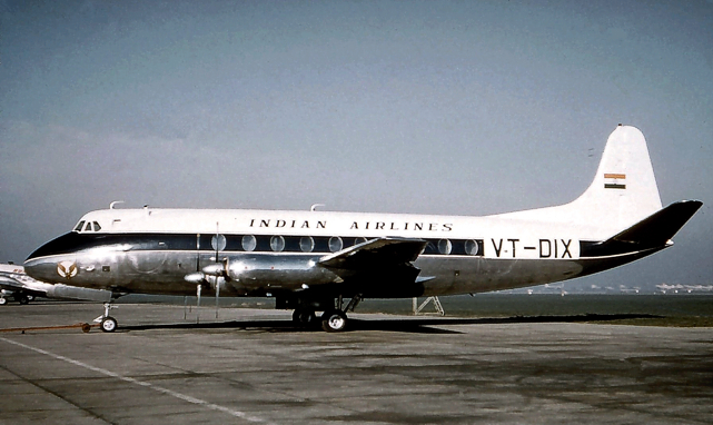 Photo of Indian Airlines Corporation (IAC) Viscount VT-DIX c/n 292 June 1962