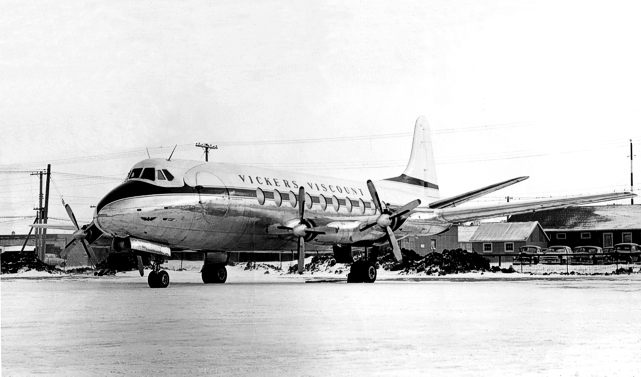 Photo of Ministry of Supply Viscount G-AMAV c/n 3 February 1953