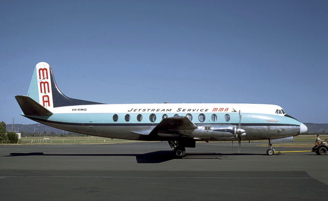 MMA - MacRobertson Miller Airlines Viscount c/n 45 VH-RMQ