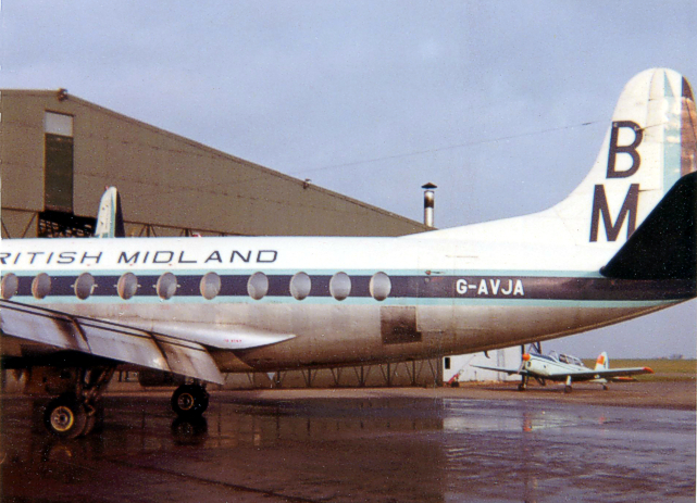 Photo of British Midland Airways (BMA) Viscount G-AVJA c/n 336