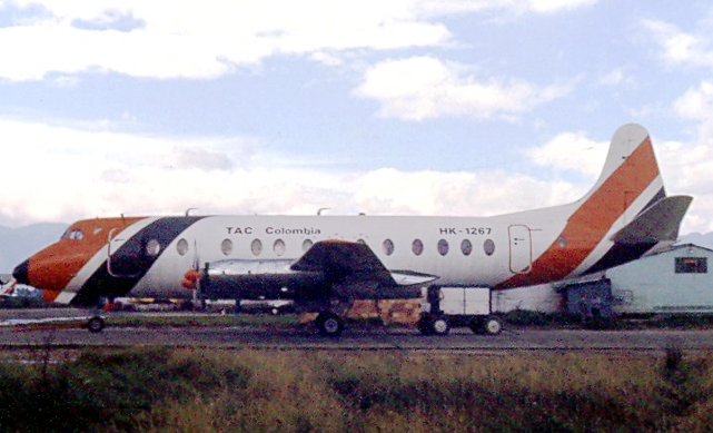 Photo of Transportes Aereas del Cesar Ltda (TAC) Viscount HK-1267 c/n 441 May 1976