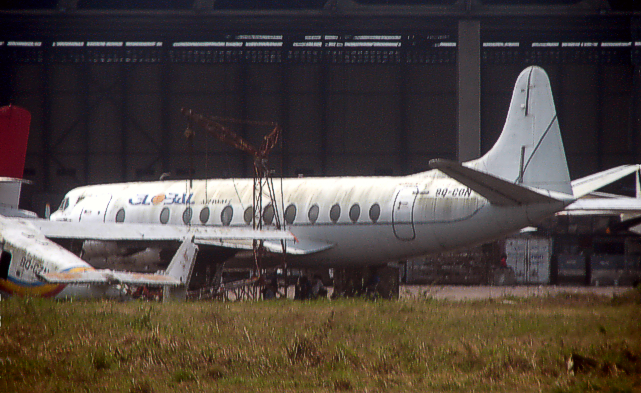 Global Airways Viscount c/n 382 9Q-CON