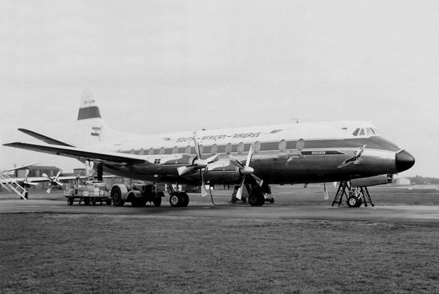 Foto del SAA - South African Airways Viscount ZS-CDW c/n 349