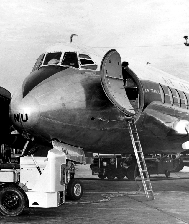 Photo of Air France Viscount F-BGNU c/n 38 August 1954