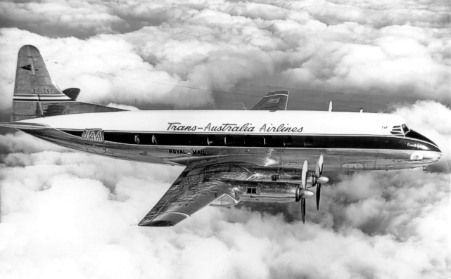 TAA - Trans-Australia Airlines Viscount c/n 49 VH-TVF