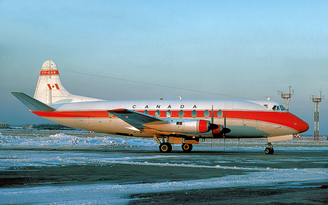 Photo of Canadian Department of Transport Viscount CF-GXK c/n 70