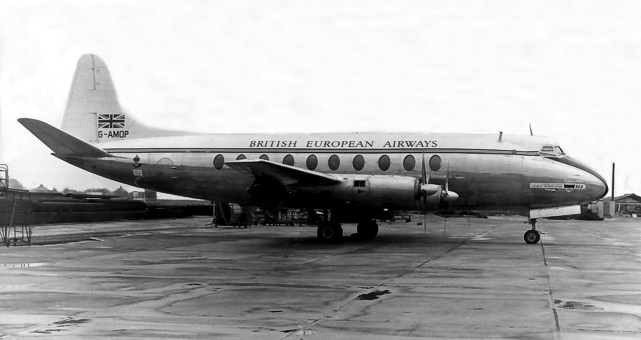 Photo of British European Airways Corporation (BEA) Viscount G-AMOP c/n 29 June 1955