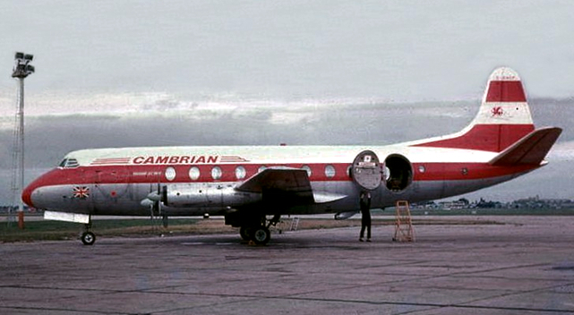 Photo of Cambrian Airways Viscount G-AMOP c/n 29