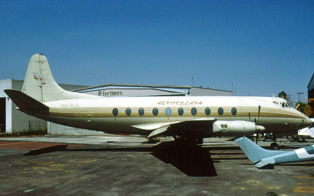 Photo of Aeroeslava Viscount XA-RJL