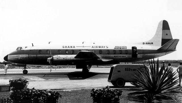 Photo of Ghana Airways Viscount D-ANUR