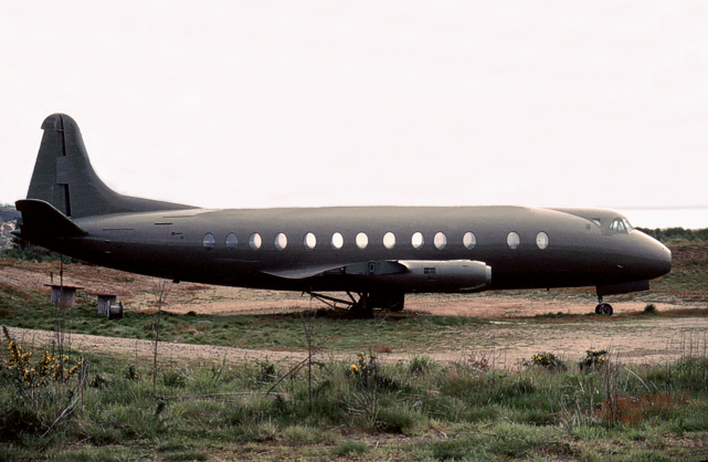 Photo of Jersey Airport Fire & Rescue Service Viscount G-AOJD c/n 153 May 1979