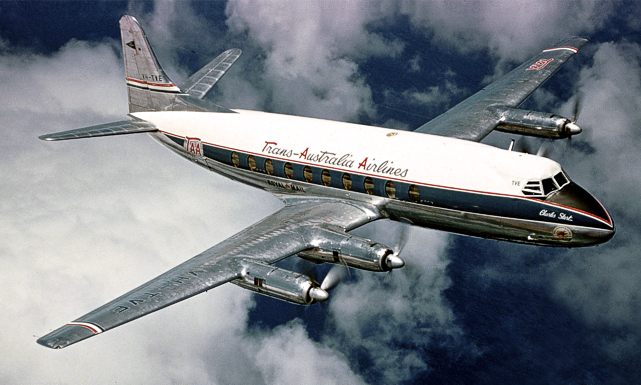 TAA - Trans-Australia Airlines Viscount c/n 48 VH-TVE