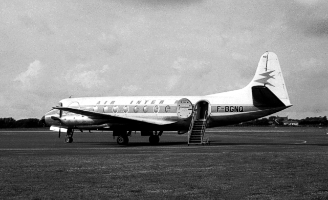 Photo of Air Inter (Lignes Aériennes Intérieures) Viscount F-BGNQ c/n 33