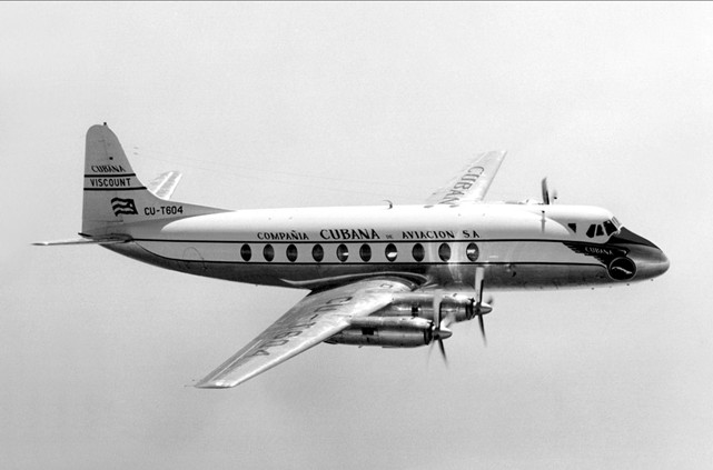 Photo of Compañía Cubana de Aviación S.A. Viscount CU-T604