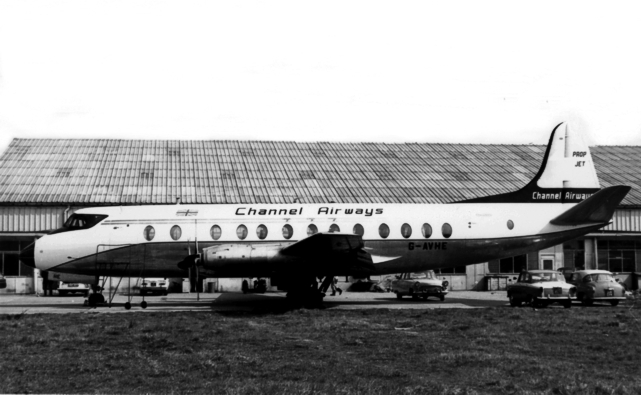 Photo of Channel Airways Viscount G-AVHE c/n 363