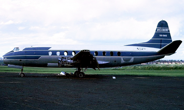 Photo of Ansett Transport Industries (Operations) Pty Ltd Viscount VH-RMO