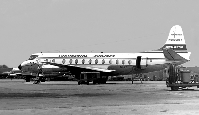 Continental Airlines Viscount c/n 355 N241V