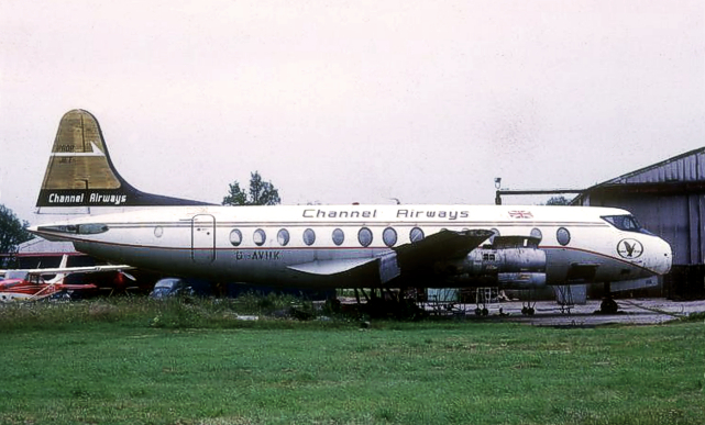 Photo of Channel Airways Viscount G-AVHK c/n 359