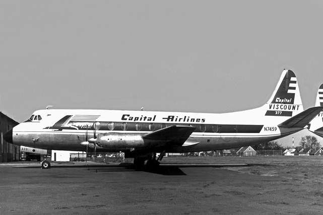 Photo of Capital Airlines (USA) Viscount N7459